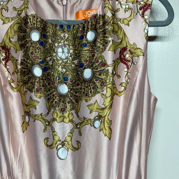 Joe Fresh Pink Tan Fit and Flare Cocktail Dress - Picture 10 of 11